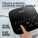 5L Air Fryer, Electric Hot fryer Oven Oilless Cooker with Touch Control & Nonstick Basket & Visible Window, Family Size