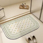 Bathroom Carpet Water-absorbent Toilet Non-slip Floor Mats Soft Diatom Mud Absorbent Doormat Home Decoration Bath Mat 욕실 미끄럼방지