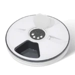 Automatic Feeder Pet Dog Round Timing Feeder 6 Meals 6 Grids Cat Dog Electric Dry Food Dispenser 24 Hours Feed Pet Supplies