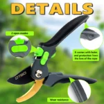 Pruner Cut Plant Trim Horticulture Secateur Shrub Garden Scissor Tool Branch Shear Orchard Pruning Shears