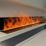 Water Vapor Fireplace Germicidal UV Lamps Customized 3D Flame Electric Fireplace Tv Stand Inserts Living Room Decorative