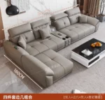 Modern Minimalist Sofa Leather Recliner Corner Living Room Sofa Relaxing Comfortable Muebles Para Habitacion Home Accessories