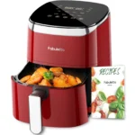 Air Fryer, Fabuletta 4.2QT Air Fryer Oven With 9 Customizable Cooking Programs,Tempered Glass Display, Dishwasher-Safe Nonstick