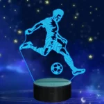 Footballer Cristiano Nathan LED 3D LED Night Light 7/16 Colors Variable Visual Lighting Living Room Home Decor Gift for Fans