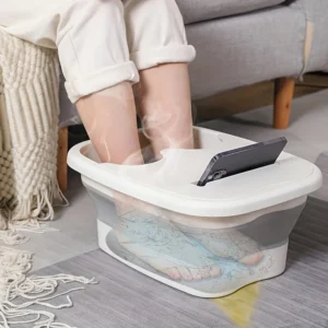 Foldable Footbath Massage Bucket Soaking Bucket Folding Basin Spa Foot Bath Bucket Household Sauna Bathtub Pedicure Bath Bathtub