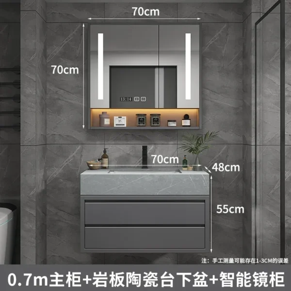 Bathroom Accesories Cabinet Wall Home Accessories Set Luxury Full Furniture Shelfs Sink Cabinet Modern Hovedskapet Bathroom Home