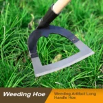 Weeding Hoe Hollow Hoe Thickened Saw Blade Steel Hoe  Artifact Agricultural Long Handle Garden Hoe All Steel  Hoe Tools