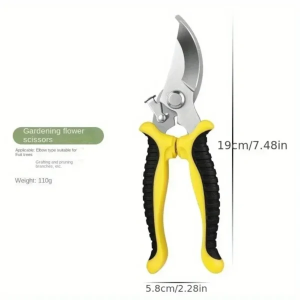 Pruner Garden Scissors Professional Branch Trimming Vegetable Fruit Tree Sharp Pruning Shears Household Gardening Shear Scissor