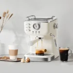 Electric Espresso Coffee Machine Cafetera Semi Automatic 20 Bar Coffee Maker 220V EU Automatic Milk Frother Cappuccino Hot Water